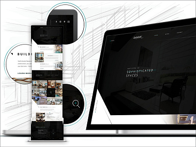 Sophisticated Spaces website ui web web design website