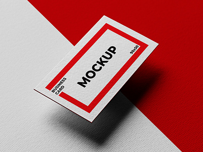 Realisitic Business Card Mockup