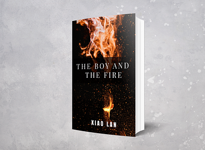 The boy and The fire book book cover book cover design design minimal photo