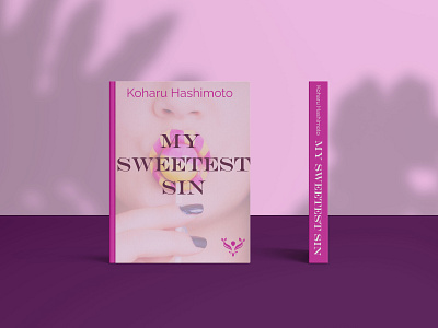 My sweetes Sin book book cover book cover design design editorial editorial design minimal photo typography