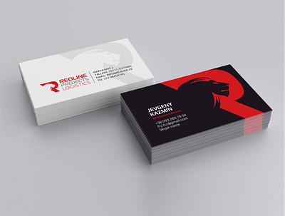 Logistic company logo fnd style brand brandbook business design identity lion logistics logo red vector