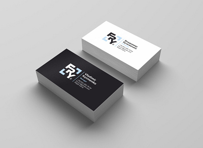 business card office equipment seller Identity brandbook branding buisness card business card company design identity logo minimal minimalism minimalistic monogram plastic