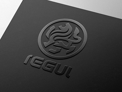 REGUL cryptocurrency logo concept