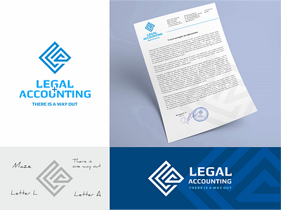 Legal and accounting services logo.