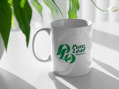 Pure Leaf Organics logo elegant