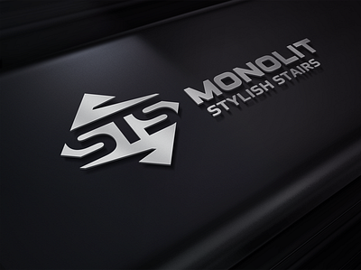 Logo for the construction company STS MONOLIT brand brandbook branding business design impetuous logo logotype