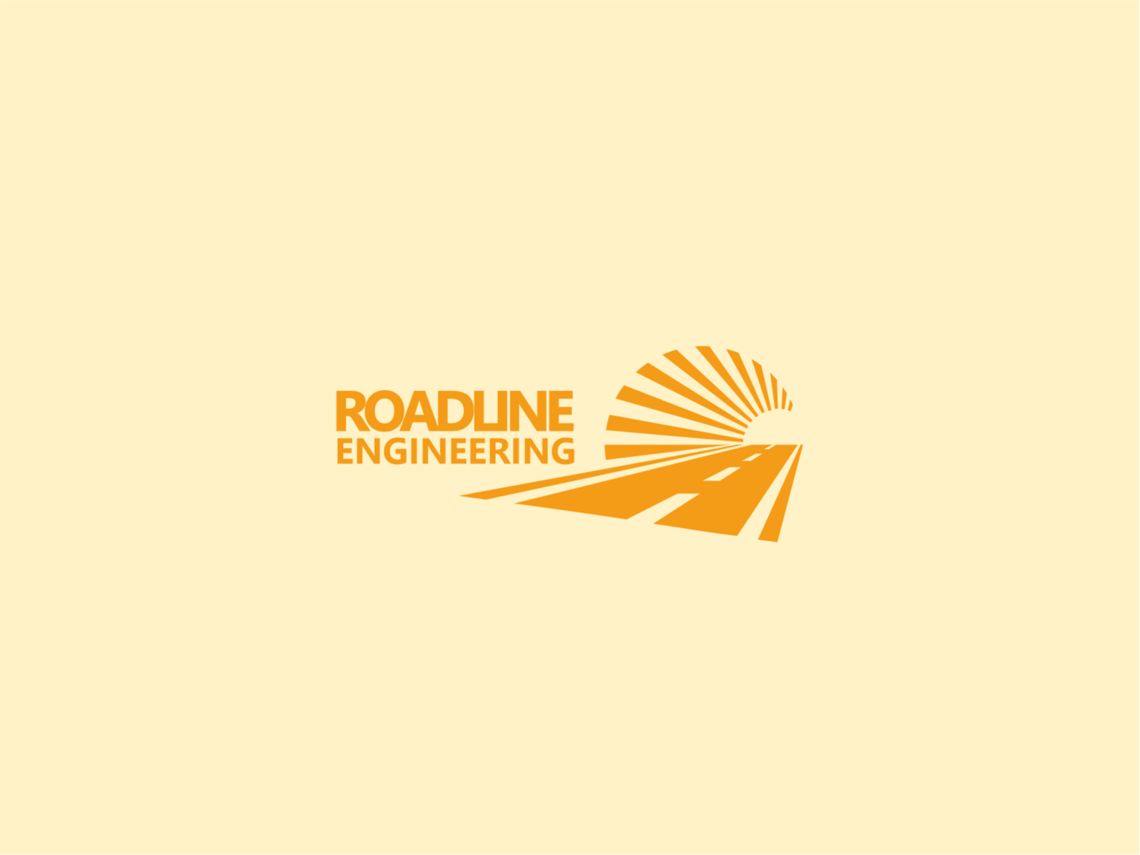Road marking service logo by Vladimir Pechonkin on Dribbble