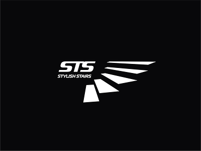 Stylish stairs logo. brand brandbook branding business design designer dynamic logo logotype