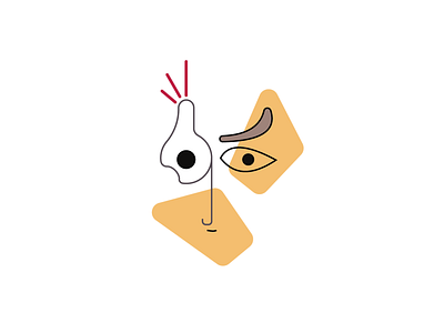 every-face-2-1 art character character design eye face illustration illustrator nose odd shape surreal