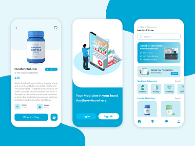 Medicine Store app design medical store medicines medicines ui medicinestore pharmacy store ui