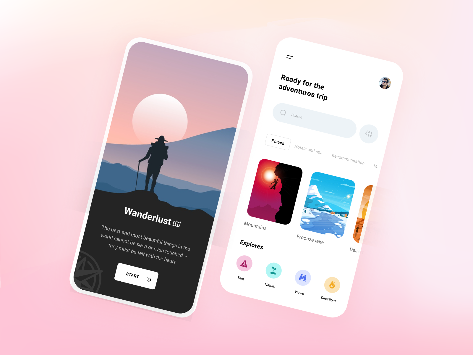 Explore App by Vishnu Kumar on Dribbble