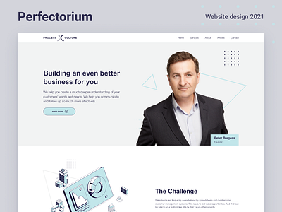 Process culture adaptive business design landing page responsive ui ux web design