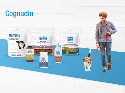 Cognadin. Brochure and packaging design brand identity brochure design packaging design pet typography veterinary visual identity