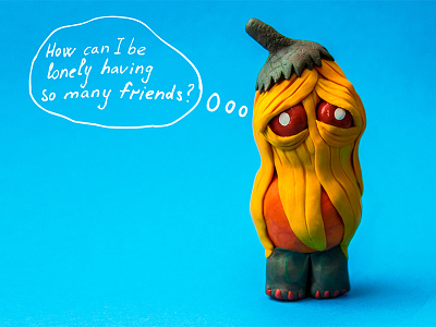 Fear of being alone in a new company fear liquidborders modeling monsters nouamagazine plasticine