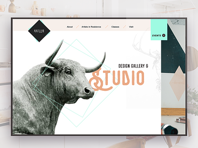 Antler Design Studio antler buck deer design studio gallery homepage studio