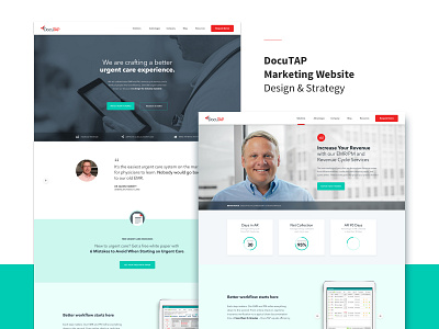 DocuTAP – Marketing Website Redesign interaction design seo strategy uiuxdesign web design