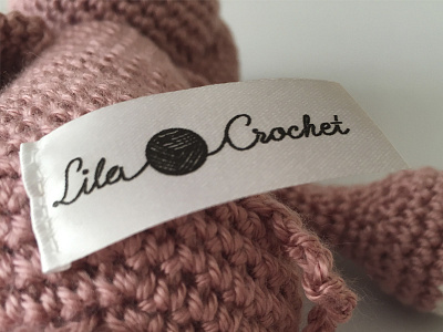 Lilacrochet brand brand cotton crochet handmade logo wool
