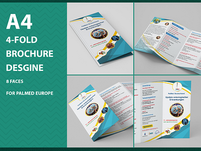 A4 4-Fold brochure Design 4 fold a4 a4 4 fold brochure design art branding brochure card design digital art graphic design illustration logo ui vector