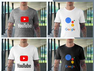 Google & Youtube Team T-sharts art branding card design digital art graphic design illustration logo ui vector