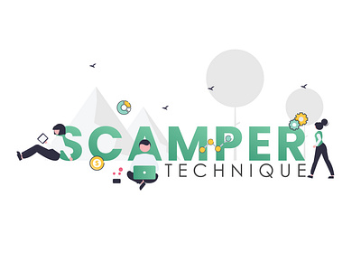 SCAMPER Technique Illustration