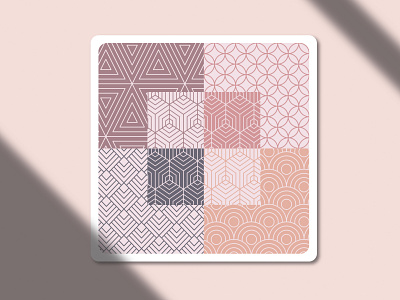 Geometric frame design dribbbleweeklywarmup illustration minimal vector