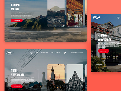 Jogja Istimewa Web Redesign design jogja jogjaistimewa tourism tourismweb tourist touristweb travel travelweb ui ui concept ui idea uidesign website