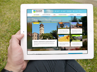 Balikesir Municipality City Guide Website art design government interface municipality responsive still life ui ux website