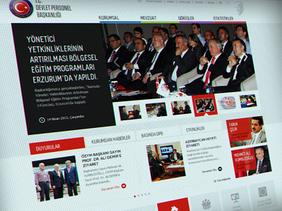 Devlet Personel Başkanlığı Website art design government interface municipality responsive still life ui ux website