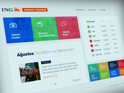 ING Bank Portföy Yönetimi bank finance metro website