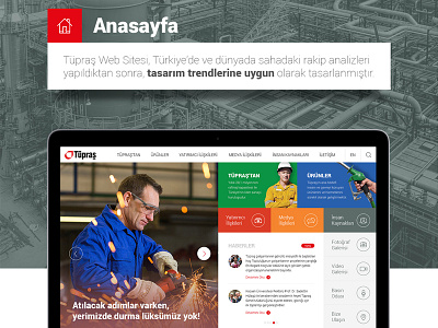 Tüpraş Web Design