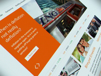 ING BANK Portföy Yönetimi ReDesign banking finance flat ingbank ui ux web