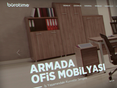 Bürotime Web Design flat furniture home interior office responsive web