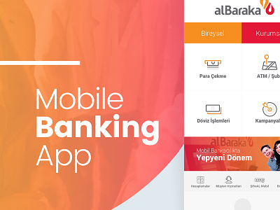 Albaraka - Mobile Banking App ReDesign app art direction banking casestudy finance mobile ui ux
