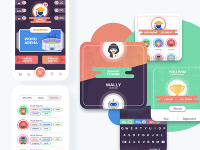 WordWar Game App Design