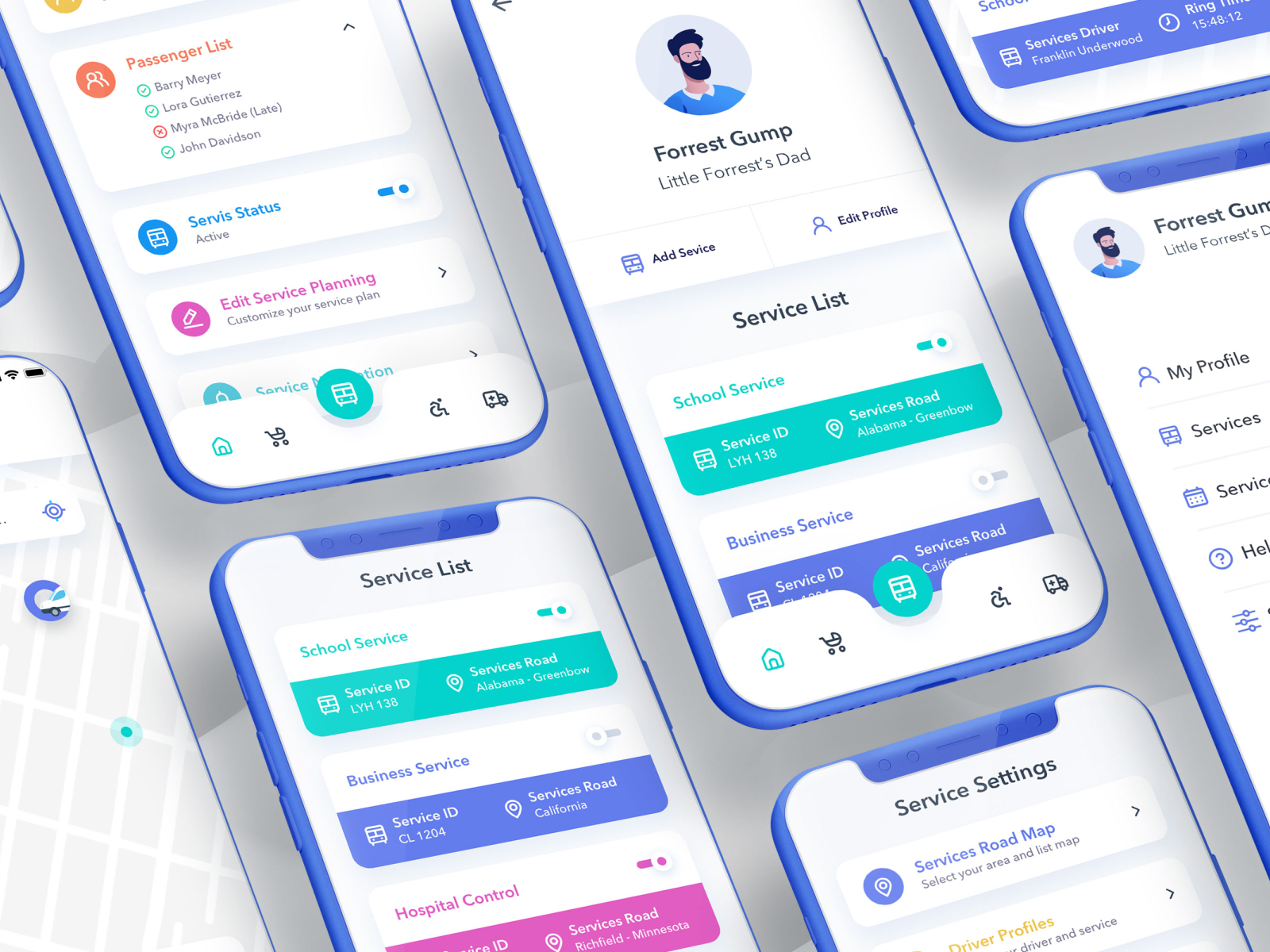 Gumper Service Planner App by Mehmet Çınar on Dribbble