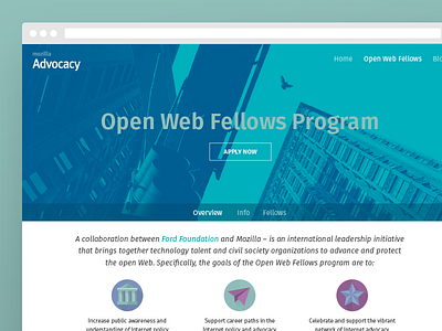 Mozilla Advocacy nonprofit open source ui ux website