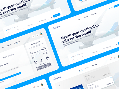 AirBlue Concept UI Design