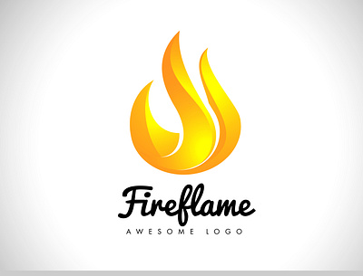 3d flame logo animation art design graphic design icon illustration logo logo design typography vector