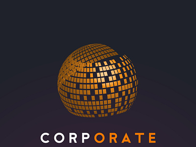 corporate gold logo design