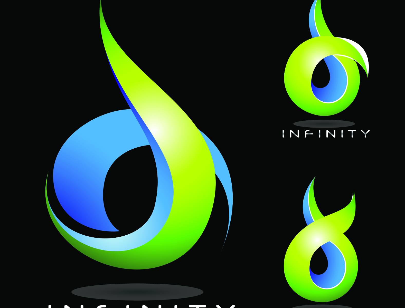 creative infinity logo design