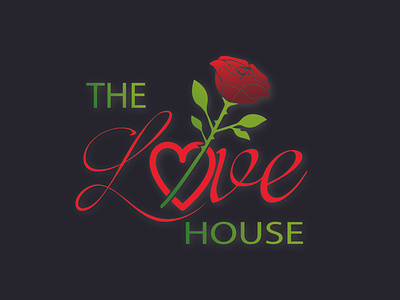 The love house logo designed for client