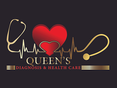 Diagnosis and health care logo