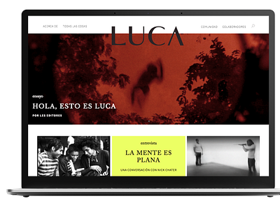 LUCA design full stack full stack developer uiux web