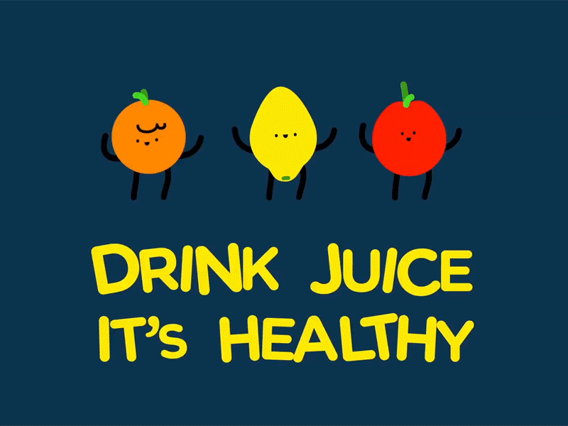 Drink juice it is healthy animation app dancing drink fruits game juice motion shoot