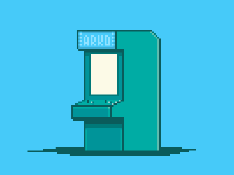 Arcade Machine - Rotation animated animation design game gif graphics illustration motion pixel pixelart