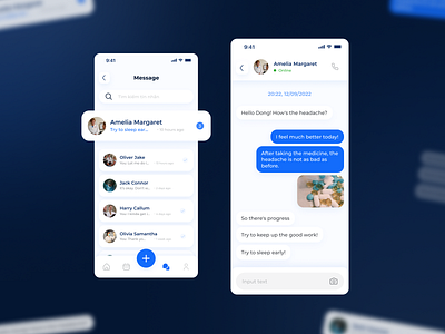 Messages Screens - Medical App