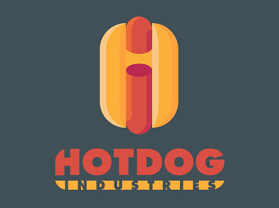 Hotdog Industries design logo