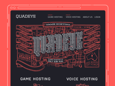 Game & Voice Hosting Design