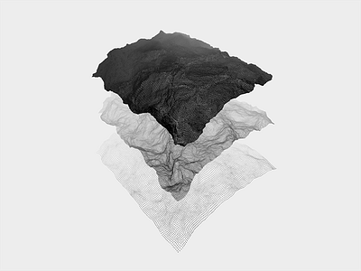 Daily Render #1 3d data data visualization graph greyscale isometric