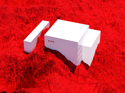 Mars 3d architecture art c4d dailyrender landscape octane space surreal